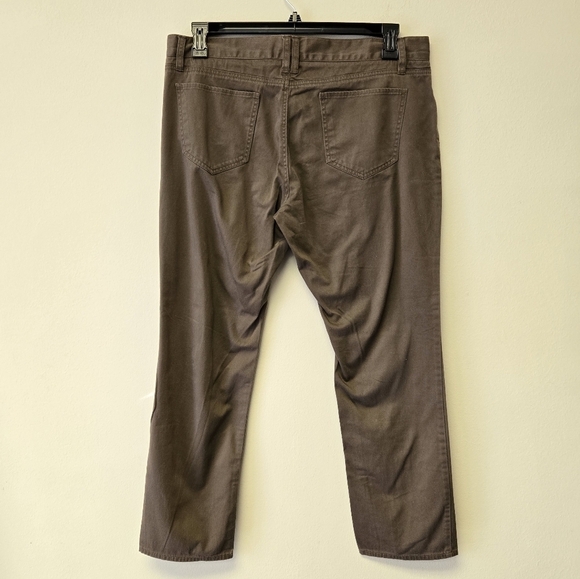 New York & Company Straight Leg Pants Brown 16 Petite - Picture 2 of 5